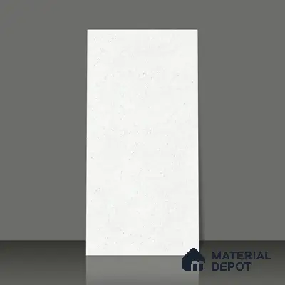 Double Charge Floor & Wall Tile TL 00433 Dualcore Ice White 4 ft x 2 ft Vitrified Glossy Finish - 9 mm | Suitable for Bedroom, Living Room, Office & Bathroom Wall