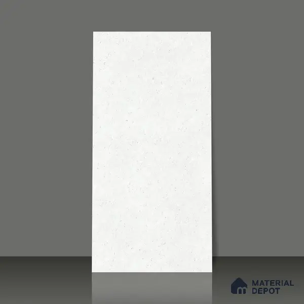 Double Charge Floor & Wall Tile TL 00433 Dualcore Ice White 4 ft x 2 ft Vitrified Glossy Finish - 9 mm | Suitable for Bedroom, Living Room, Office & Bathroom Wall