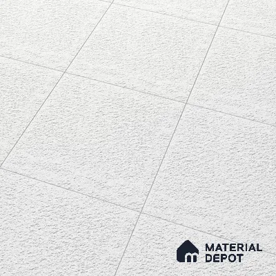 Parking Tile Ice White 12 x 12 inch Anti Skid Matte Finish Vitrified Floor Tile - 8 mm | TL 01827 | Suitable for Courtyard, Bathroom, Balcony