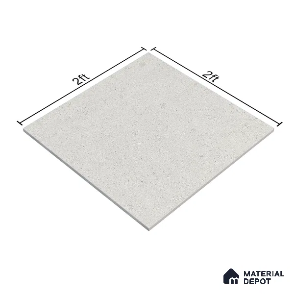 Stone Floor Tile TL 05170 Rock Deck 2 ft x 2 ft Matte Finish Anti Skid Vitrified Tile - 12 mm | Suitable for Balcony, Terrace & Coutyard