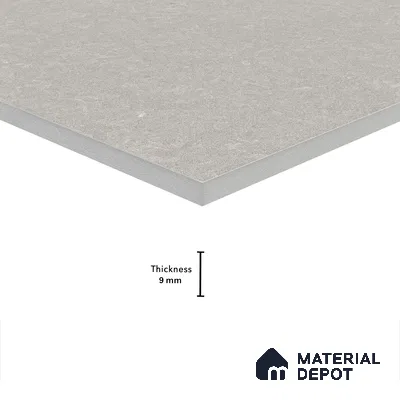 Stone Floor Tile TL 05126 B Ash 2 ft x 2 ft Matte Finish Anti Skid Vitrified Tile - 12 mm  | Suitable for Balcony, Terrace & Coutyard
