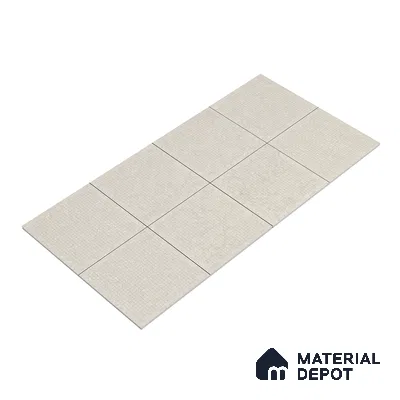 Stone Floor Tile TL 05126 Ash Decor 2 ft x 2 ft Matte Finish Anti Skid Vitrified Tile - 12 mm  | Suitable for Balcony, Terrace & Coutyard