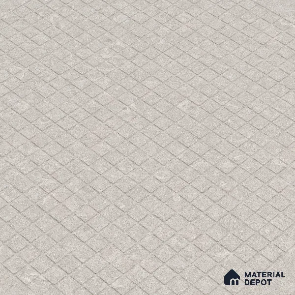 Stone Floor Tile TL 05126 Ash Decor 2 ft x 2 ft Matte Finish Anti Skid Vitrified Tile - 12 mm | Suitable for Balcony, Terrace & Coutyard