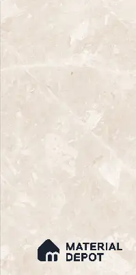 Marble Wall & Floor Tile TL 05137 Marblis Sandstone Elegance 4 ft x 2 ft Vitrified Endless Glossy Finish - 9 mm (Random 4) | Suitable for Living Room, Bedroom & Bathroom