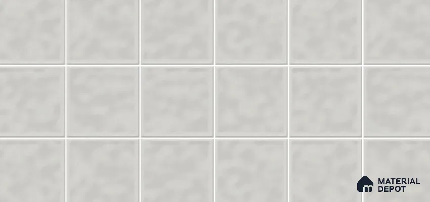 Faux Subway Wall Tile TL 10769 White Arctic Light 2 ft x 1 ft Glossy Finish Ceramic Tile - 9 mm | Please Expect a Slight Variation of Pattern
