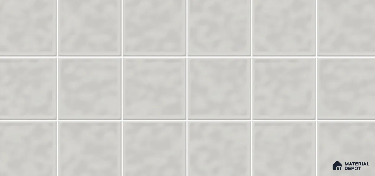 Faux Subway Wall Tile TL 10769 White Arctic Light 2 ft x 1 ft Glossy Finish Ceramic Tile - 9 mm | Please Expect a Slight Variation of Pattern