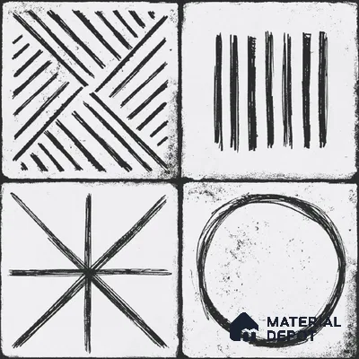 Moroccan Wall & Floor Tile TL 10826 Cloud White 1 ft x 1 ft Matt Luster Finish Ceramic Tile - 10 mm | Random Design | Suitable For Kitchen, Bathroom, Balcony | Please Expect a Slight Variation of Pattern