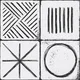 Moroccan Wall & Floor Tile TL 10826 Cloud White 1 ft x 1 ft Matt Luster Finish Ceramic Tile - 10 mm | Random Design | Suitable For Kitchen, Bathroom, Balcony | Please Expect a Slight Variation of Pattern | Image 01