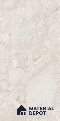 Marble Wall & Floor Tile TL 05116 Marblis Sandy Veil 4 ft x 2 ft Vitrified Endless Glossy Finish - 9 mm (Random 4) | Suitable for Living Room, Bedroom & Bathroom