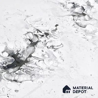 Marble Wall & Floor Tile TL 05118 B Marblis Blizzard Shine 4 ft x 2 ft Vitrified Endless Glossy Finish - 9 mm (Random 4) | Suitable for Living Room, Bedroom & Bathroom