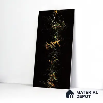 Marble Wall & Floor Tile TL 05118 Marblis Eclipse 4 ft x 2 ft Vitrified Endless High Gloss Finish - 9 mm (Random 4) | Suitable for Living Room, Bedroom & Bathroom