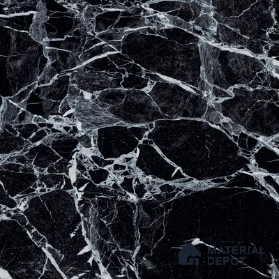 Marble Wall & Floor Tile TL 05151 Marblis Midnight Elegance 4 ft x 2 ft Vitrified Endless High Gloss Finish - 9 mm (Random 4) | Suitable for Living Room, Bedroom & Bathroom