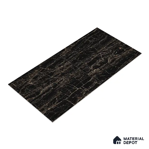 Marble Wall & Floor Tile TL 05153 Marblis Onyx Whisper 4 ft x 2 ft Vitrified  High Gloss Finish - 9 mm (Random 6) | Suitable for Living Room, Bedroom & Bathroom