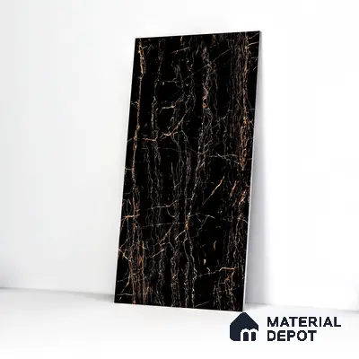 Marble Wall & Floor Tile TL 05153 Marblis Onyx Whisper 4 ft x 2 ft Vitrified  High Gloss Finish - 9 mm (Random 6) | Suitable for Living Room, Bedroom & Bathroom