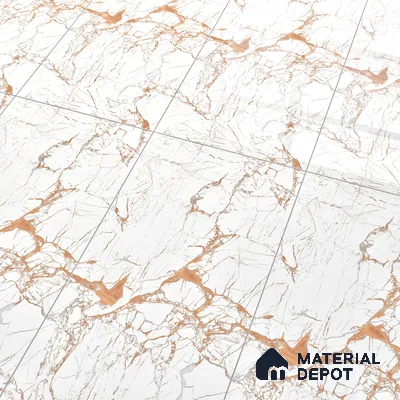 Marble Wall & Floor Tile TL 05117 B Marblis Italino Raven Light 4 ft x 2 ft Vitrified Endless High Gloss Finish - 9 mm (Random 4) | Suitable for Living Room, Bedroom & Bathroom