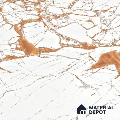 Marble Wall & Floor Tile TL 05117 B Marblis Italino Raven Light 4 ft x 2 ft Vitrified Endless High Gloss Finish - 9 mm (Random 4) | Suitable for Living Room, Bedroom & Bathroom