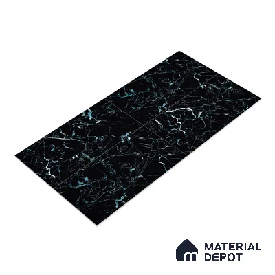 Marble Wall & Floor Tile TL 05154 Marblis Shadow Vein 4 ft x 2 ft Vitrified Endless High Gloss Finish - 9 mm (Random 4) | Suitable for Living Room, Bedroom & Bathroom