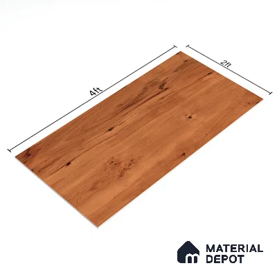 Wooden Wall & Floor Tile TL 05165 Mokuzai Amber Vein 4 ft x 2 ft Vitrified Laminate Matte Finish - 9 mm (Random 4) | Suitable for Living Room, Bedroom & Bathroom
