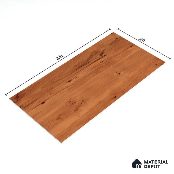 Wooden Wall & Floor Tile TL 05165 Mokuzai Amber Vein 4 ft x 2 ft Vitrified Laminate Matte Finish - 9 mm (Random 4) | Suitable for Living Room, Bedroom & Bathroom