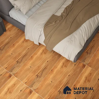 Wooden Wall & Floor Tile TL 05165 Mokuzai Amber Vein 4 ft x 2 ft Vitrified Laminate Matte Finish - 9 mm (Random 4) | Suitable for Living Room, Bedroom & Bathroom