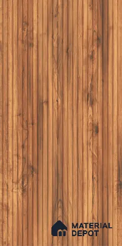 Wooden Wall Tile TL 05122 B Mokuzai Bronze Timber 4 ft x 2 ft Vitrified Laminate Stripe Matte Finish - 9 mm (Random 3) | Suitable for Living Room, Bedroom & Bathroom