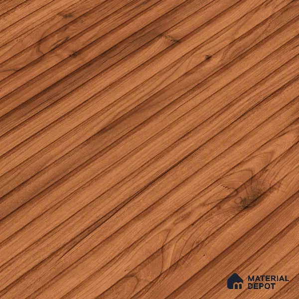 Wooden Wall Tile TL 05122 B Mokuzai Bronze Timber 4 ft x 2 ft Vitrified Laminate Stripe Matte Finish - 9 mm (Random 3) | Suitable for Living Room, Bedroom & Bathroom