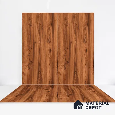 Wooden Wall & Floor Tile TL 05122 Mokuzai Bronze Timber 4 ft x 2 ft Vitrified Laminate Matte Finish - 9 mm (Random 3) | Suitable for Living Room, Bedroom & Bathroom