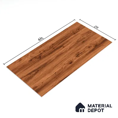 Wooden Wall & Floor Tile TL 05122 Mokuzai Bronze Timber 4 ft x 2 ft Vitrified Laminate Matte Finish - 9 mm (Random 3) | Suitable for Living Room, Bedroom & Bathroom