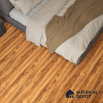 Wooden Wall & Floor Tile TL 05122 Mokuzai Bronze Timber 4 ft x 2 ft Vitrified Laminate Matte Finish - 9 mm (Random 3) | Suitable for Living Room, Bedroom & Bathroom
