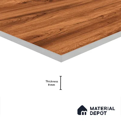 Wooden Wall & Floor Tile TL 05122 Mokuzai Bronze Timber 4 ft x 2 ft Vitrified Laminate Matte Finish - 9 mm (Random 3) | Suitable for Living Room, Bedroom & Bathroom