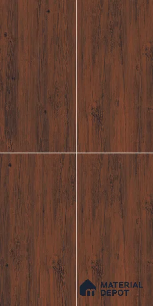 Wooden Wall & Floor Tile TL 05163 Mokuzai Cocoa Blend 4 ft x 2 ft Vitrified Laminate Matte Finish - 9 mm (Random 3) | Suitable for Living Room, Bedroom & Bathroom