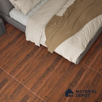 Wooden Wall & Floor Tile TL 05163 Mokuzai Cocoa Blend 4 ft x 2 ft Vitrified Laminate Matte Finish - 9 mm (Random 3) | Suitable for Living Room, Bedroom & Bathroom