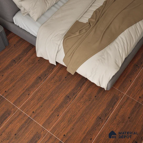 Wooden Wall & Floor Tile TL 05163 Mokuzai Cocoa Blend 4 ft x 2 ft Vitrified Laminate Matte Finish - 9 mm (Random 3) | Suitable for Living Room, Bedroom & Bathroom