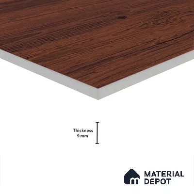 Wooden Wall & Floor Tile TL 05163 Mokuzai Cocoa Blend 4 ft x 2 ft Vitrified Laminate Matte Finish - 9 mm (Random 3) | Suitable for Living Room, Bedroom & Bathroom