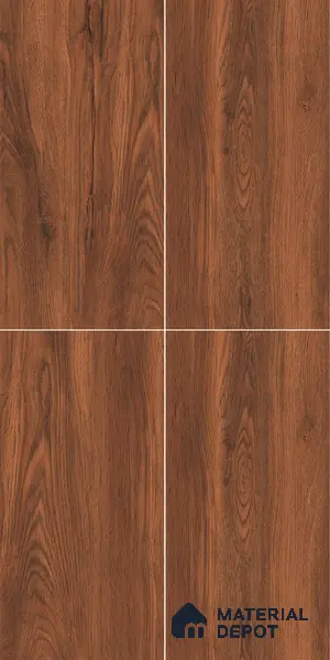 Wooden Wall & Floor Tile TL 05162 Mokuzai Espresso Grain 4 ft x 2 ft Vitrified Laminate Matte Finish - 9 mm (Random 3) | Suitable for Living Room, Bedroom & Bathroom