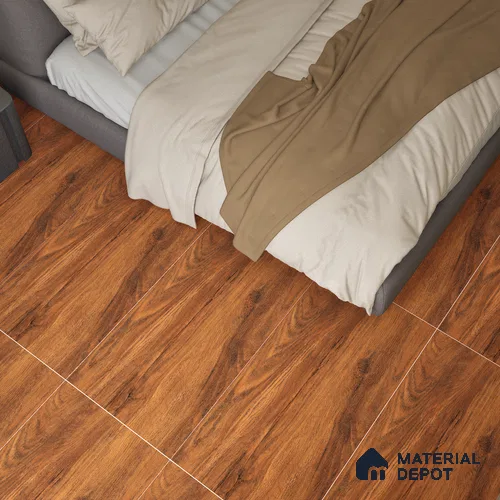 Wooden Wall & Floor Tile TL 05162 Mokuzai Espresso Grain 4 ft x 2 ft Vitrified Laminate Matte Finish - 9 mm (Random 3) | Suitable for Living Room, Bedroom & Bathroom