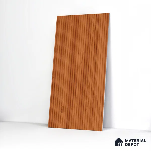 Wooden Wall Tile TL 05121 B Mokuzai Maple Veil 4 ft x 2 ft Vitrified Laminate Stripe Matte Finish - 9 mm (Random 2) | Suitable for Living Room, Bedroom & Bathroom