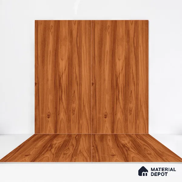 Wooden Wall & Floor Tile TL 05121 Mokuzai Maple Veil 4 ft x 2 ft Vitrified Laminate Matte Finish - 9 mm (Random 2) | Suitable for Living Room, Bedroom & Bathroom