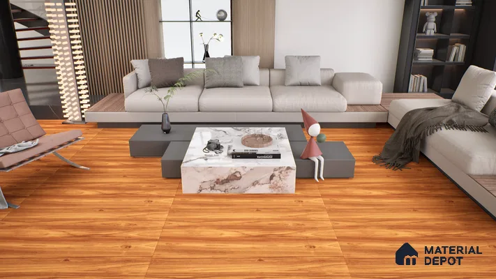 Wooden Wall & Floor Tile TL 05121 Mokuzai Maple Veil 4 ft x 2 ft Vitrified Laminate Matte Finish - 9 mm (Random 2) | Suitable for Living Room, Bedroom & Bathroom