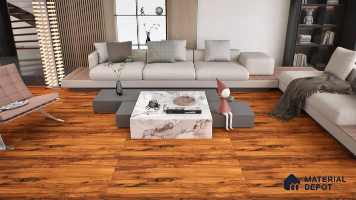 Wooden Wall & Floor Tile TL 05161 Mokuzai Oak Fusion 4 ft x 2 ft Vitrified Laminate Matte Finish - 9 mm (Random 3) | Suitable for Living Room, Bedroom & Bathroom