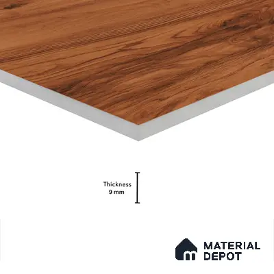Wooden Wall & Floor Tile TL 05161 Mokuzai Oak Fusion 4 ft x 2 ft Vitrified Laminate Matte Finish - 9 mm (Random 3) | Suitable for Living Room, Bedroom & Bathroom