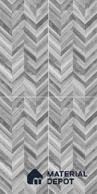 Wooden Wall & Floor Tile TL 05123 B Mokuzai Charcoal Mist 4 ft x 2 ft Vitrified Endless Matte Finish - 9 mm  | Suitable for Living Room, Bedroom & Bathroom