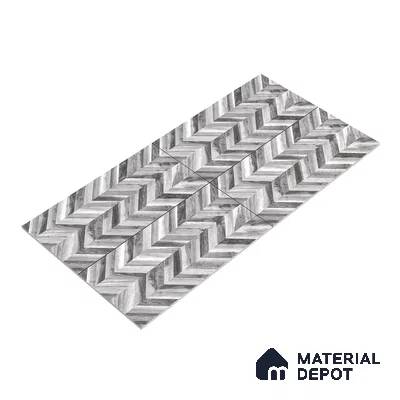 Wooden Wall & Floor Tile TL 05123 B Mokuzai Charcoal Mist 4 ft x 2 ft Vitrified Endless Matte Finish - 9 mm  | Suitable for Living Room, Bedroom & Bathroom