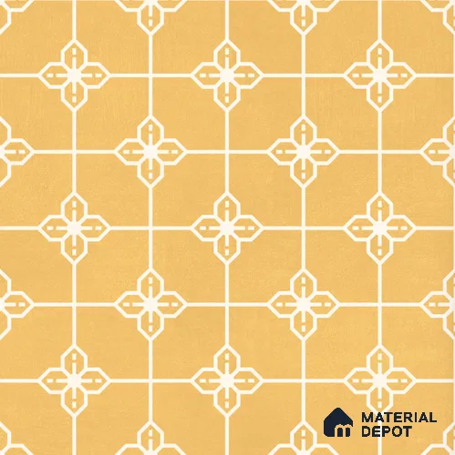 Moroccan Wall & Floor Tile TL 10824 B Solar Glaze 1 ft x 1 ft Matt Luster Finish Ceramic Tile - 10 mm | Suitable For Kitchen, Bathroom, Balcony | Please Expect a Slight Variation of Pattern