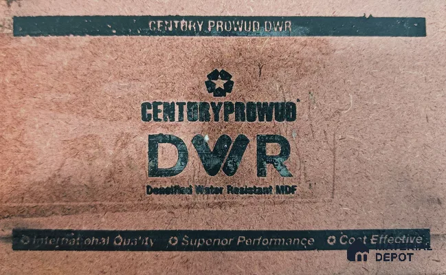 Densified Water Resistant 8 ft x 4 ft Exterior Grade Plain MDF - 18 mm