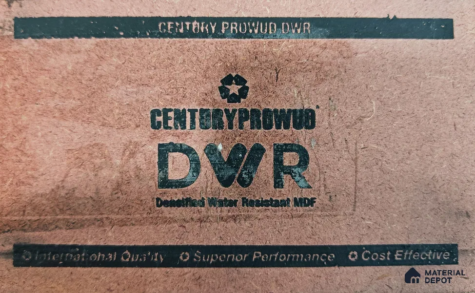 Densified Water Resistant 8 ft x 4 ft Exterior Grade Plain MDF - 18 mm