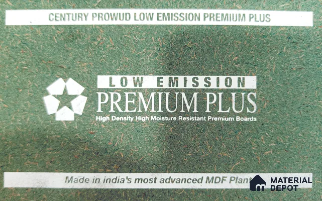 Low Emission Premium Plus 8 ft x 4 ft Plain HDHMR Board - 7.5 mm (10 Years Warranty)
