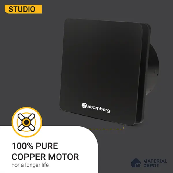 Studio Exhaust Fan with BLDC Motor 150 mm