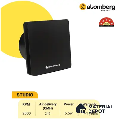 Studio Exhaust Fan with BLDC Motor 150 mm