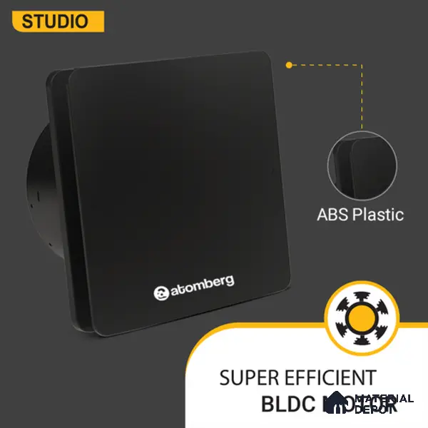 Studio Exhaust Fan with BLDC Motor 150 mm